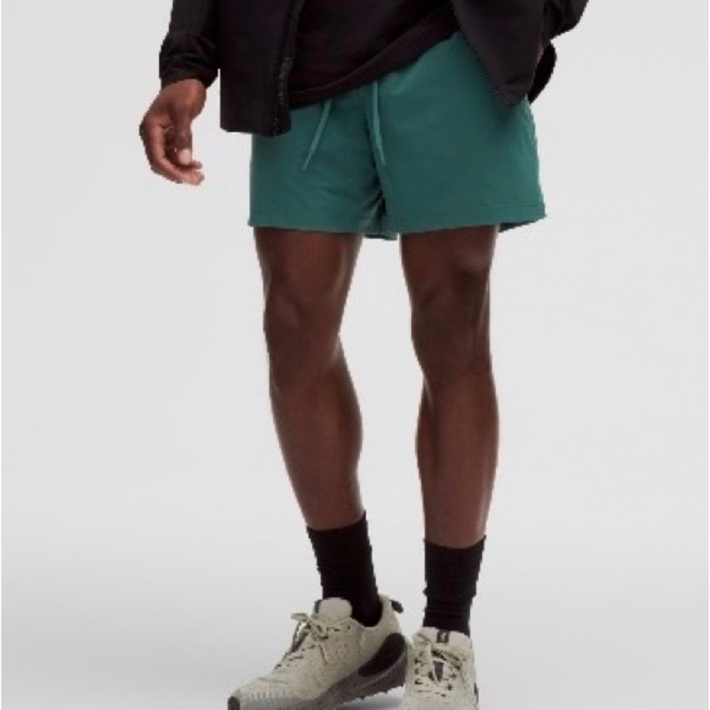 lululemon athletica Men's Teal Athletic Drawstring Shorts